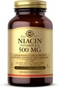Solgar Niatsiin (vitamiin B3) 500 mg, 100 köögiviljakapslit - energia ainevahetus - GMO-vaba, vegan, gluteenivaba, piimavaba, kosher - 100 serveerimist