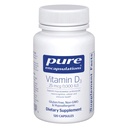 Pure Encapsulations Vitamin D3 25 mcg (1,000 IU) - Supplement to Support Bone, Joint, Breast, Heart, Colon & Immune Health* - with Premium Vitamin D - 120 Capsules