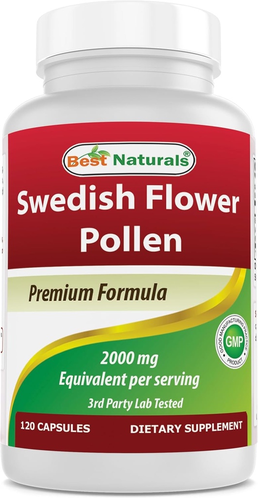 Onena Naturals Swedish Flower Pollen 4:1 Erauzi 500 mg - 120 kapsulak