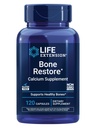 Life Extension Bone Restore Calcium Supplement, Vitamin D3, Magnesium, Boron, zinc, Manganese, Silicon, Helps Maintain Healthy Bone Density, Gluten-Free, Non-GMO, 120 Capsules
