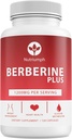 Berberine Plus 1200mg with Royal Jelly – 支持重量管理,心脏健康与葡萄糖代谢 – 120 Vegan Capsules – Non-GMO,美国制造