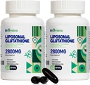 2800 MG Liposomal 글루타티온 보충교재, 해독 & 면역, 노후화 방위, 에너지, 글루타티온 유일한 정립 감소되는