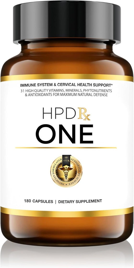 HPD Rx ONE Immunity Boost Multivitamin добавки для жінок і чоловіків розширені імунітету оборонні добавки Immune відповідь 6-Month постачання, 1,080 капсули, пакет 6
