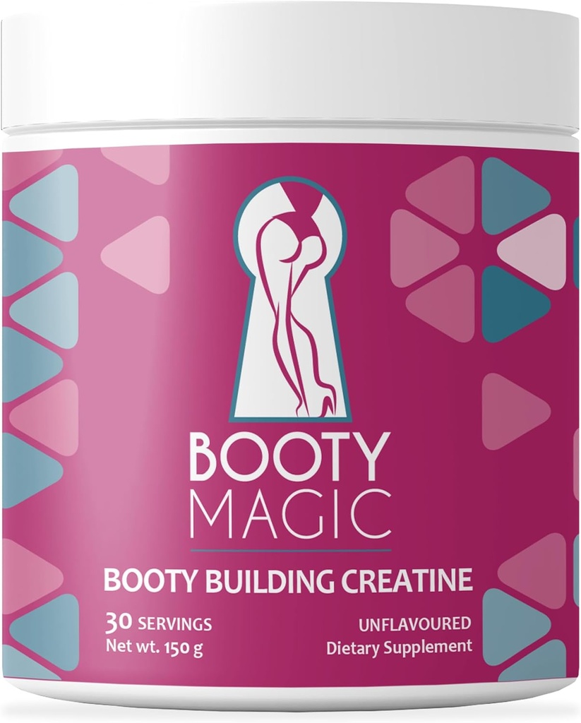 Booty Building Creatine - Unveil Glute Gains und Muskelwachstum für Frauen, Micronized for Enhanced Big Booty Results - 30 Portionen