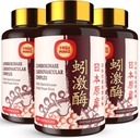 Lumbrokinase 100mg (Max Activity 1,000,000 LKU),Nattokinase 100mg-2,000 FU of Activity and Red Yeast Rice 300mg, Lumbrokinase Enzymes Supplement for Circulatory,Cognition,180 Capsules (Pack of 3)
