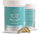 Renew Flora - Advanced Collagen & Skin Support - Antioxidant Plus Digestivní enzymy a Gut Support pro ženy a muže s klinickými studiemi - Lactobacillus a 12 Registrovaných probiotik - 30 denní dodávka