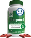 健康 营养 Ubiquinol 300mg 120 软胶作为 Kaneka QH 减量 CoQ-10 稳定 - 第三方测试 - 增强生物利用率 - 心血管和Mitochondria功能支持 - 非GMO