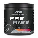 Amazing Muscle Pre Rise | Pre-Workout Powder Supplement with Caffeine & Beta-Alanine for Men & Women | 25 Servings (25 Servings, Fruit Punch)