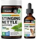 BIO KRAUTER Stinging Nettle 60 Gummies & Männikoore Tinktuur 2 Fl. Oz.