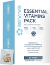 Revive MD Espamin Packs for Women & Men, Vitamin Pack Daily Nutrient Suplement - Traveler Multivitamin Packet with Arjuna & Turmeric Extract Heart, Joint, & Organ Health