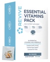 Revive MD Essential Vitamin Packs for Men & Women – Daily Multivitamin Packets with Arjuna & Turmeric Extract – Supports Heart, Joint & Organ Health – Travel-Friendly Vitamin Supplement (30 Servings)