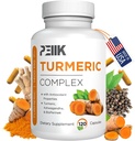 Gurkmeja Curcumin med Black Pepper & Ashwagandha - Hög Absorption Ultra Potent Turmeric Supplement med 95% Curcuminoids, BioPerine & Ashwagandha - Gurkmeja kapslar för gemensamt stöd 120 kapslar