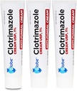 Globe Clotrimazole Antifungal Cream 1% USP, 1 oz (3 Pack), Obat Anti Fungal, Relieves Itching, Burning, Cracking dan Scaling Associated Foot, Jock Itch, Ringworm dan More