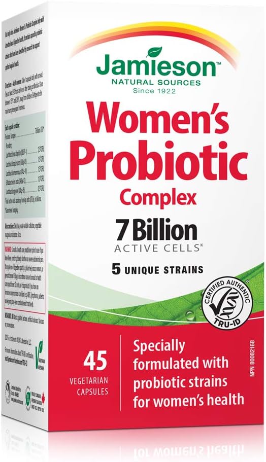 Jamieson Women's Probiotic Complex 7 Billion, 45 Veg caps