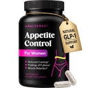 UNALTERED Appetite Control for Women - Support Cravings, Fullness, & Weight Management - Dietary Supplement with Chromium Picolinate & Glucomannan - 120 Vegan Capsules