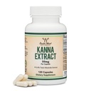 Kanna Extract Supplement (Sceletium Tortuosum) - 50mg Per Capsules, 120 Count - for Relaxation and Peace of Mind (Min .4% Total Alkaloids) Non-GMO, Gluten Free, Vegan Safe by Double Wood