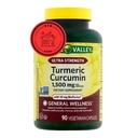 Spring Valley Turmeric Supplement | Turmeric Curcumin Supplement, Ultra Strength 1,500 mg, 90 Count + STS Sticker.
