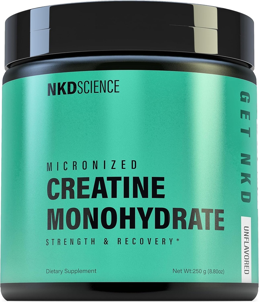 Creatine Monohydrate Harmadik fél tesztelt 50 szervadékok mikronizált kreatin Erő és Recovery - 5 g per Serving - ízesítetlen