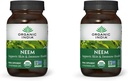 ORGANIC INDIA Neem Leaf Capsules, Herbal Supplement - Supports Skin, Immune, & Ficat Health, Detox, Vegan, Gluten-Free, USDA Certified Organic - 90 capsule (2-Pack)