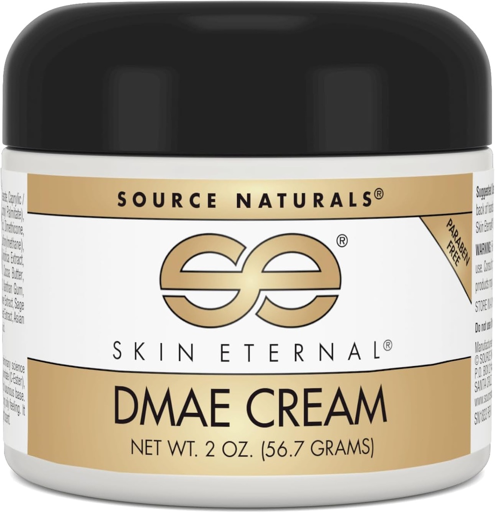 المصدر Naturals Skin Eternal DMAE Cream, Paraben Free - 2 oz