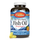 Carlson - The Very Finest Fish Oil, 700 mg Omega-3s, Norwegian Fish Oil Supplement, Wild Caught Omega 3 Fish Oil, Sustainably Sourced Fish Oil Capsules, Omega 3 Supplement, Orange, 120 Softgels