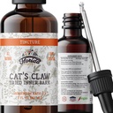 Cats Claw Tincture, Cats Claw Extract Alcohol Free Herbal Supplement Drops, Liquid Natural Digestive Health, Joint Health, Vegan - Made in USA - 2 Fl Oz
