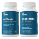 Dr. Tobias Oregano and Caprylic Acid Blend and Probiotics for Women - Supports Gut, Immune, and Urinary Health, Non-GMO