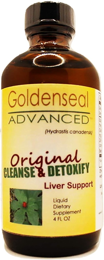 Goldenseal Cleanse & Detoxify Liquid Diētiskā Papildinājums 