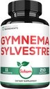 1000mg Gymnema Sylvestre Supplements - 210 kapsler - Gymnema Extract 20:1 med Berberine HCl, Quercetin & mer - Støtte for immune, Digestive helse og kroppens ledelse
