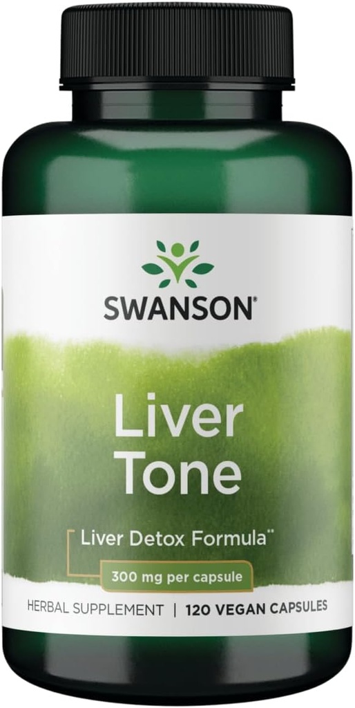 Swanson Tone du foie Détox Formule 300 Milligrammes 120 Capsules de Veg