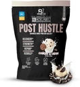 BLACKLABEL Lisäravinteet Post Hustle Post Harjoitus Protein Powder, 30 Tarjoilut NSF Certified for Sport Whey Isolate Protein Powder with Dgestive Enzymes Evästeet & Cream