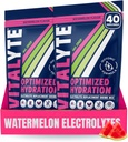 Vitalyte Electrolyte Powder Drink Mix, Isotonic Electrolyte Hydration Mix, Gluten Free Post Workout Powder Mix, 2, 35 oz paketea. Bakoitzak, Watermelon Flavor