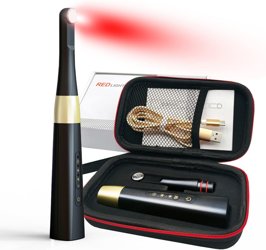 Reusable Canker Sore Treatment Device, Ağrı Yardım və Lip Sore Management üçün Red Light Cold Sore Device Ağrı və Rejuvenate Skin azaldır