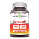 Amazing Formulas Curcumin | 700 Mg | 120 Veggie Capsules | 95% Curcuminoids | Turmeric Root Extract Supplement | Non-GMO | Gluten Free | Made in USA