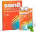 SUNII ENERGY GUM - Yeni Quick Boost Energy & Focus - 50mg Caffeine Gum -Vitamins B6 & B12, Taurine, Vegan, No Sugar, Zero Calorie, Fresh Mint Taste - Chews, İçki, Gels & Pills (24pcs)
