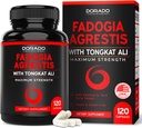 Fadogia Agrestis en Tongkat Ali Supplement Performance Blend - (120 capsules) - Maximale sterkte - Aandrijving, Athletische prestaties en spiermassa - Glutenvrij, niet-GMO, Vegan Capsules - USA Made