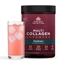 Ancient Nutrition Advanced Multi Collagen Protein Powder Hydrate, Mixed Berry, 30 Servings