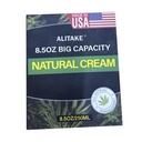 8,5 oz Natural Cream, Big Capacity - All-Natural Formel - Absorber snabbt
