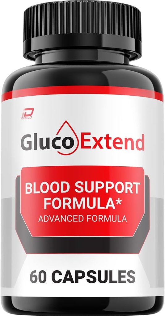 Gluco Extend Capsules - GlucoExtend Advanced Supplement, All Natural Formula to maintain Healthy Levels, Maximum Strength Formula, Gluco Extend Pills Reviews (1 Pack - 60 cápsulas)