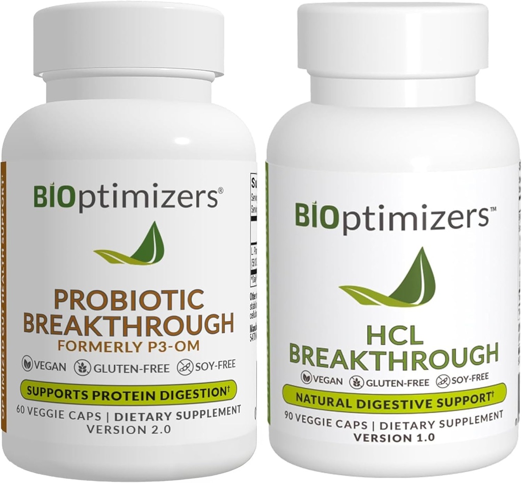 BiOptimizer - P3-OM (60 kapsler) og HCL Breakthrough (90 kapsler) Supplement bundle