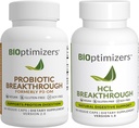 BiOptimizers - P3-OM (60 Capsules) and HCL Breakthrough (90 Capsules) supplement Bundle