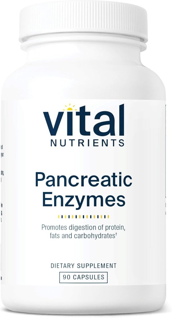 Vital Nutrigents Pancreatic Enzymes 1000mg (Pełna moc)