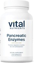 Vtal Nutrients Pancreatic Enzymes 1000mg (Full Strength) ) Pancreatin Digestion supplement with Protease, Amylase " Lipase , Digestive Enzymes , Gluten, Dairy, and Soy Free | 90 Capsules