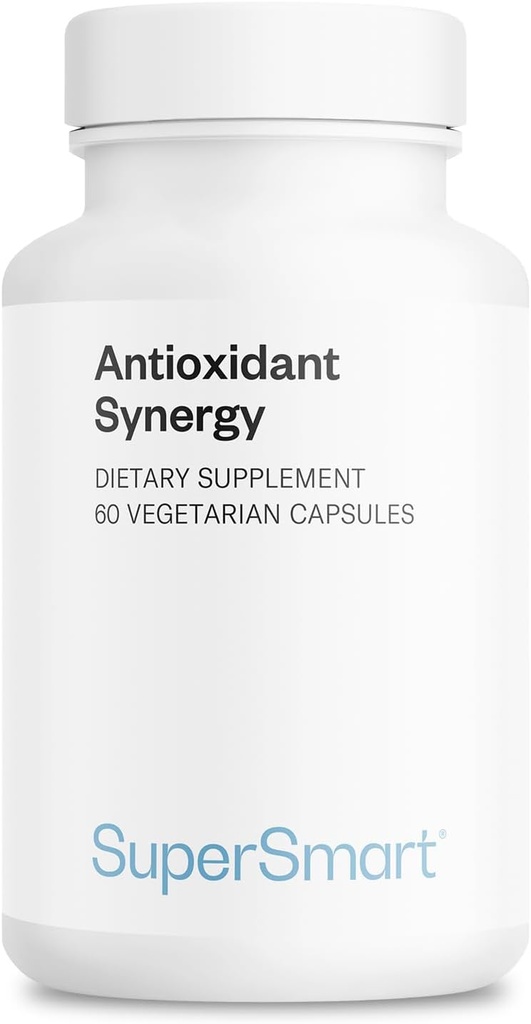 Supersmart - AntiOxidant Synergy - Tumeric Curcumin & Alpha Lipoic happega | Mitte-GMO & Gluteenivaba - 60 taimekapslit