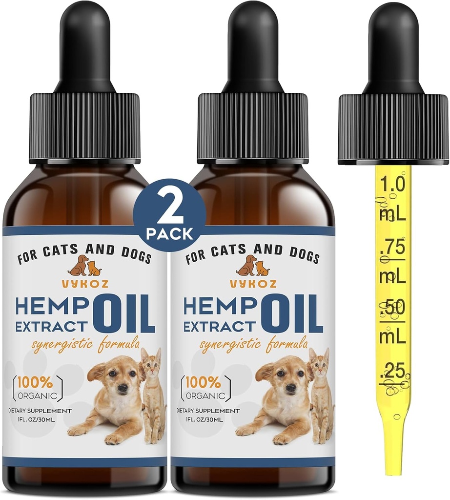 Olio di canapa per cani e gatti