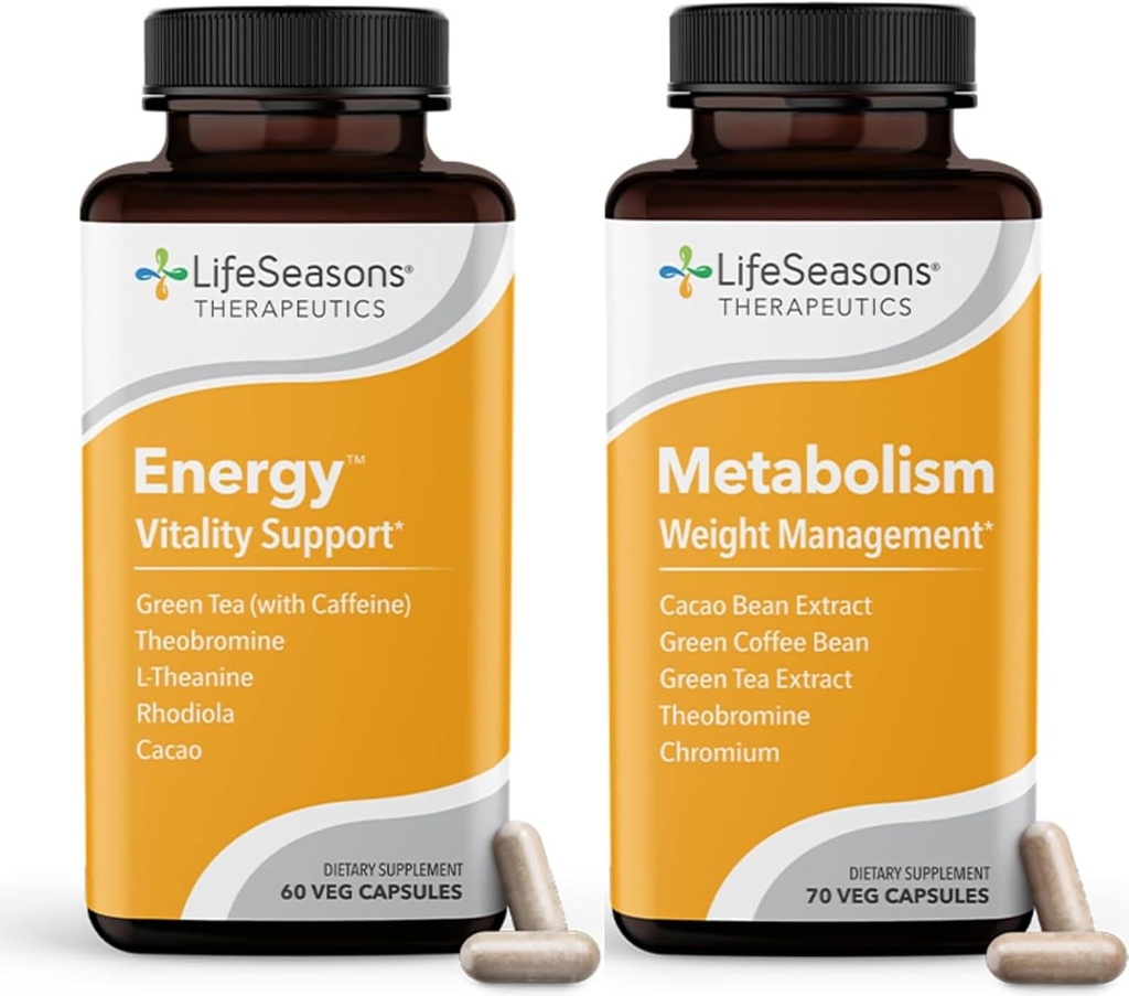Metabolizma Çıxış Control & Energy Boosting Supplement - Natural Appetite Suppressant - Curbs Cravings - Green Tea, Coffee Bean, Chromium, Cacao & Theobromine - 130 Kapsül
