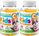 DR. MORITZ 儿童与成人维生素C Gummys 240 mg - Immune 支持托德勒斯低糖可食用维生素 - Vegetarian Gelatin-Free儿童饮食补充(Citrus Flavor)(120个计数)