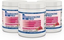 L-ARGININE PRO | L-arginine Supplement Toz | L-arginine Plus 1,100 mg L-Citrulline (Raspberry, 3 Jars)