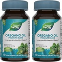 Nature’s Way Oregano Oil – Immununterstützungsergänzung* - 75-85% Carvacrol – Glutenfrei – 60 Vegan Kapseln (2 Packung)