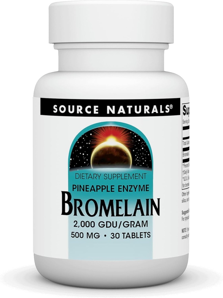 Allikas Naturals, Inc. Bromelain 500mg 2000GDU 30 tablett